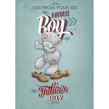 From Your Little Boy Me to You Bear Fathers Day Card Image Preview